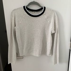 Monrow semi crop sweatshirt, S